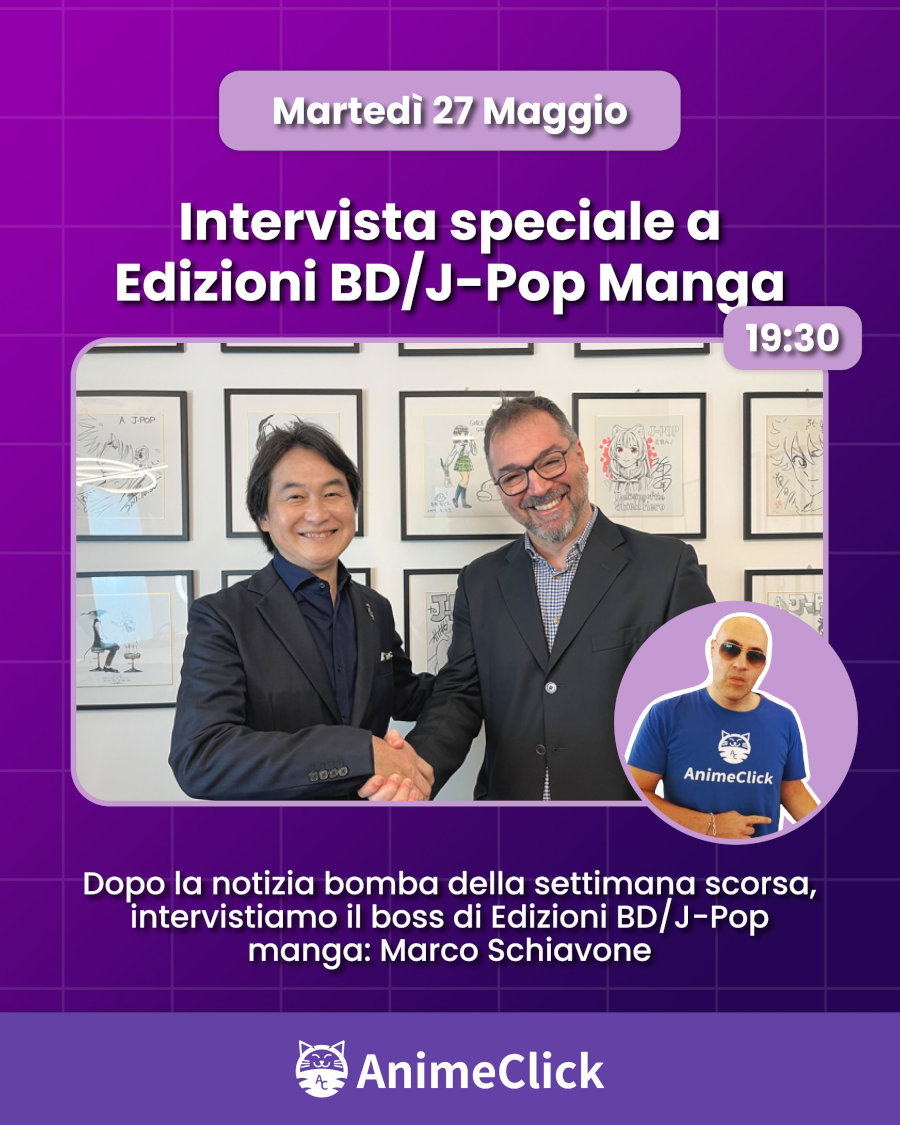 AnimeClick su Twitch: programma dal 26 maggio all'1 giugno AnimeClick su Twitch: programma dal 26 maggio all'1 giugno